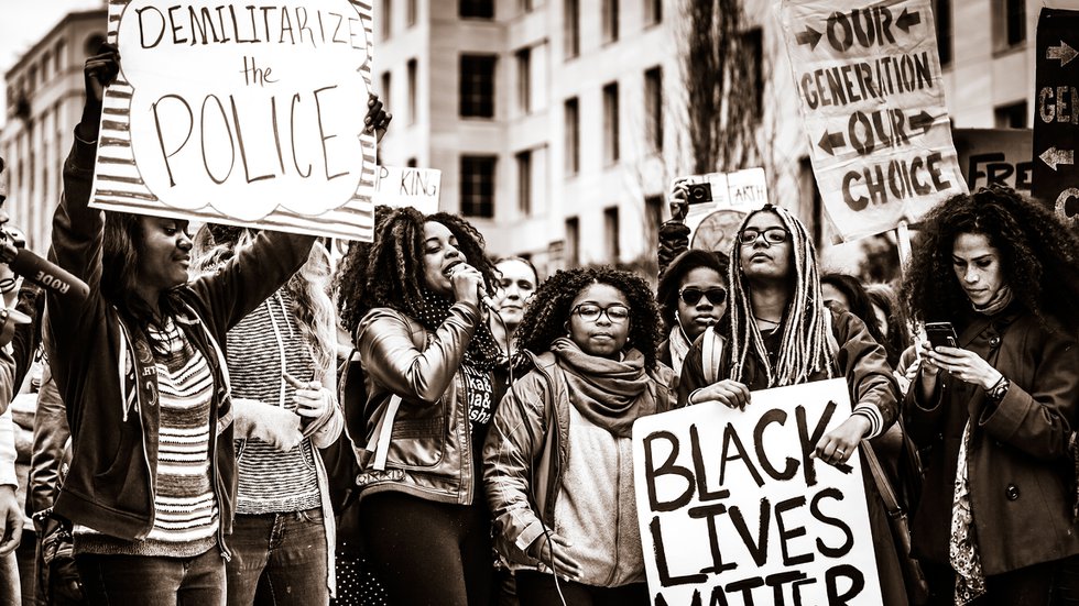Demilitarize the Police, Black Lives Matter