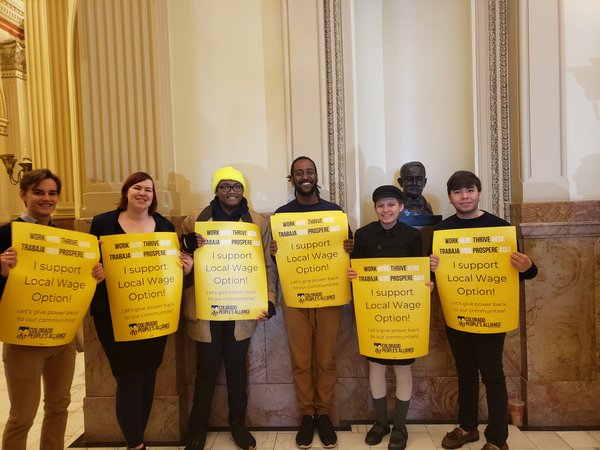 COPA members at capitol advocating for Local Wage Option bill.jpg