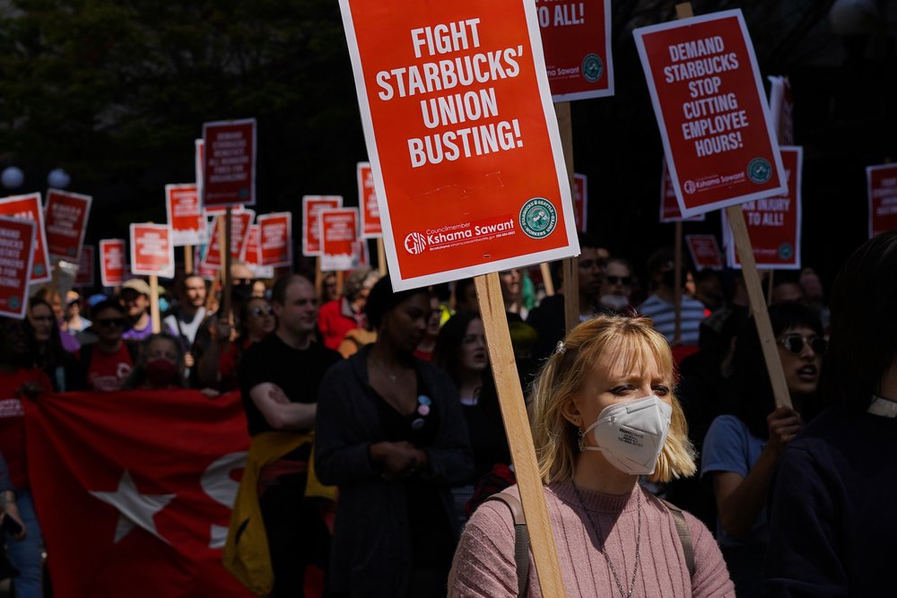 Do unions at Starbucks mean the labour movement is picking up steam?