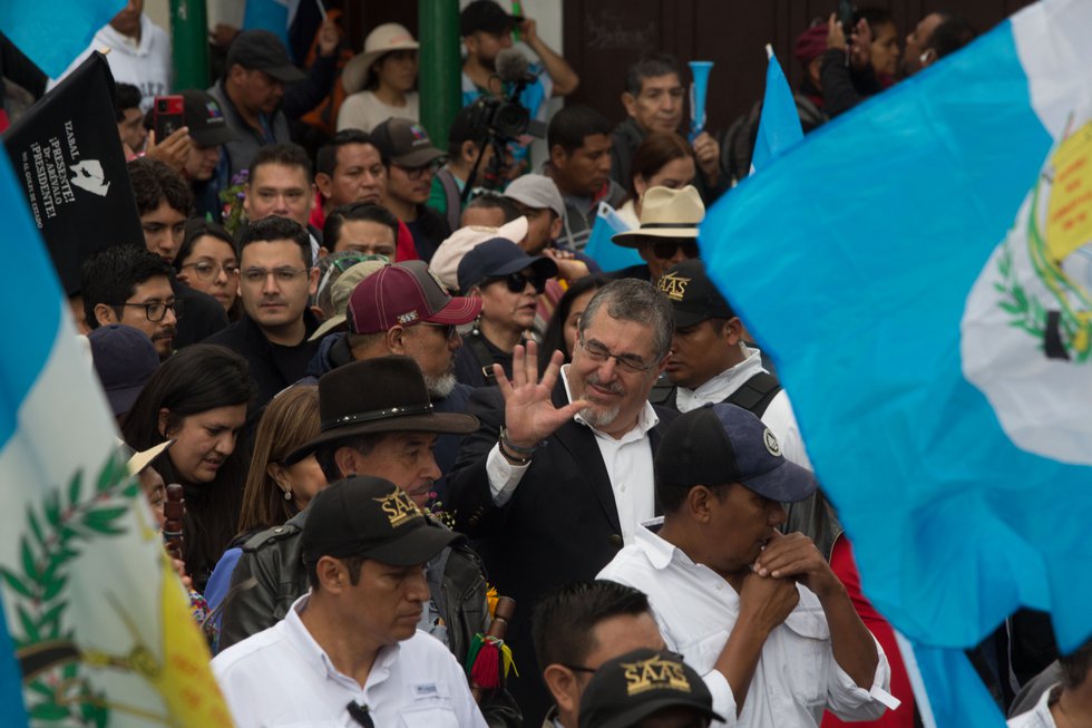 After Months Of Attacks Guatemala S Progressive President Takes Office   6D8A1778 